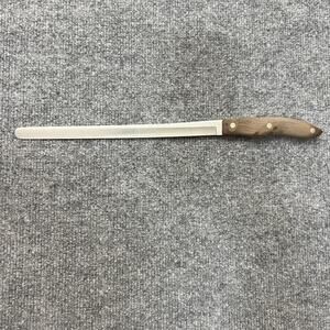 Cutco No 24 USA Slicing Knife 14" Blade Wood Handle Carving Kitchen